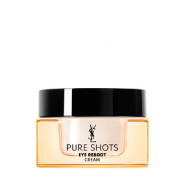 YSL Pure Shots Eye Reboot Cream, tarro de 15 ml, vista frontal, sobre fondo blanco.