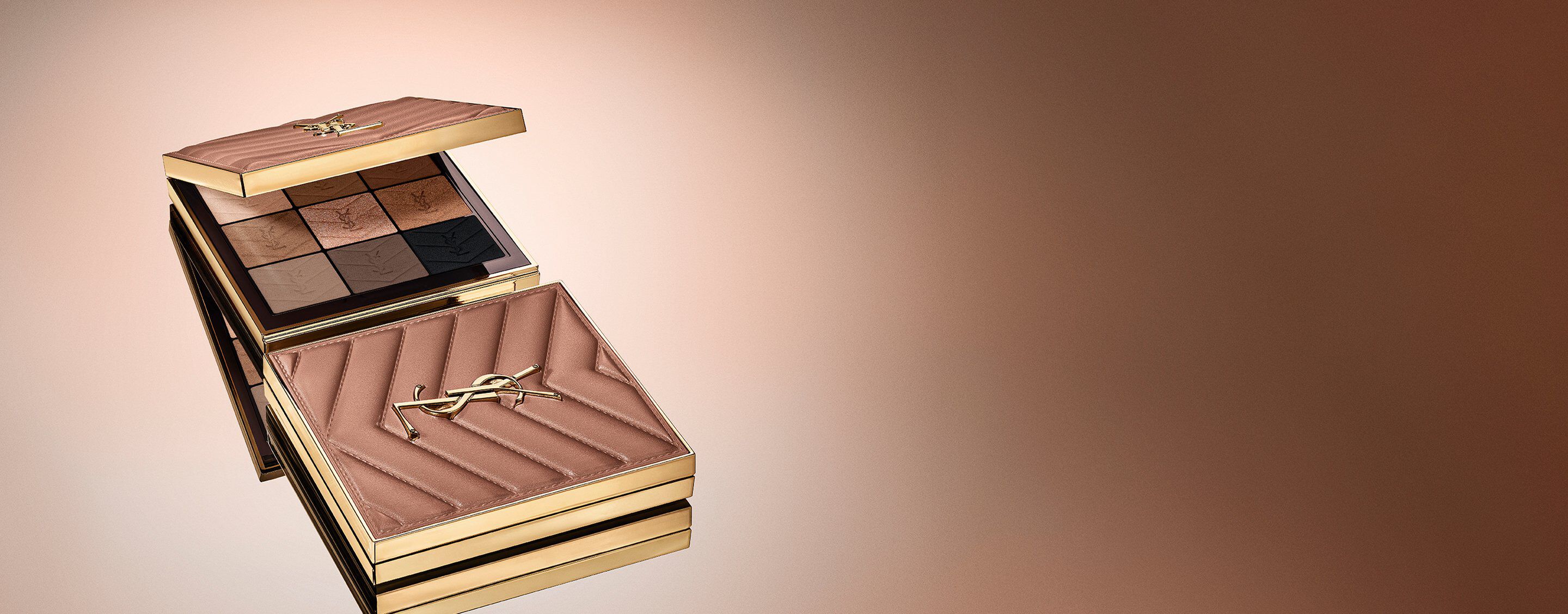 YSL Father's Day blue gift set, featuring the iconic
Cassandre logo, overflowing with delicate blue floral
accents.